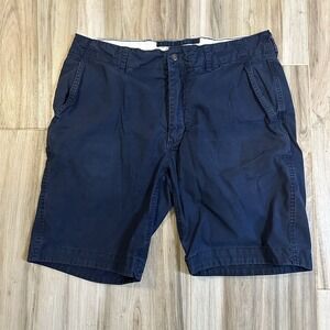 Relwen Flyweight Flex Shorts 32 Navy Blue Huckberry Casual Preppy Outdoor Chino
